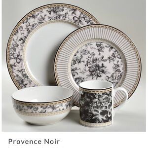 Royal Doulton Provence Noir Dinnerware Set 32 piece. I also have serveware